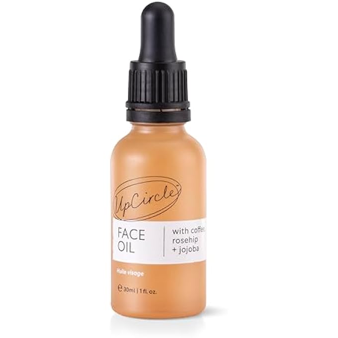 UpCircle ORGANIC FACE SERUM WITH COFFEE OIL 1OZ - VITAMIN C CLEAN NATURAL HYDRATING FACIAL OIL - VEGAN + CRUELTY-FREE - Image 1